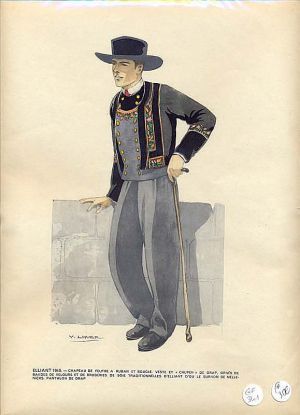 Le costume breton de 1900 à nos jours. Elliant 1940
