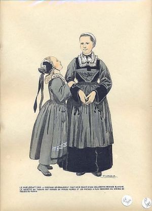 Le costume breton de 1900 à nos jours. Le Huelgoat 1910