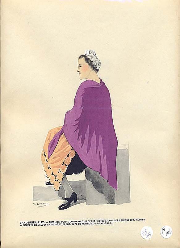 Le costume breton de 1900 à nos jours. Landerneau 1935