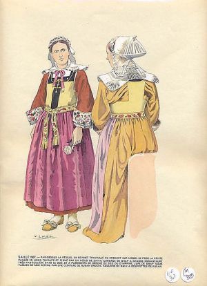 Le costume breton de 1900 à nos jours. Saillé 1907