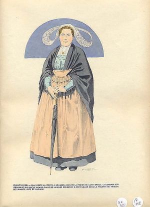 Le costume breton de 1900 à nos jours. Quintin 1935