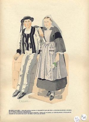 Le costume breton de 1900 à nos jours. Plumeliau 1935