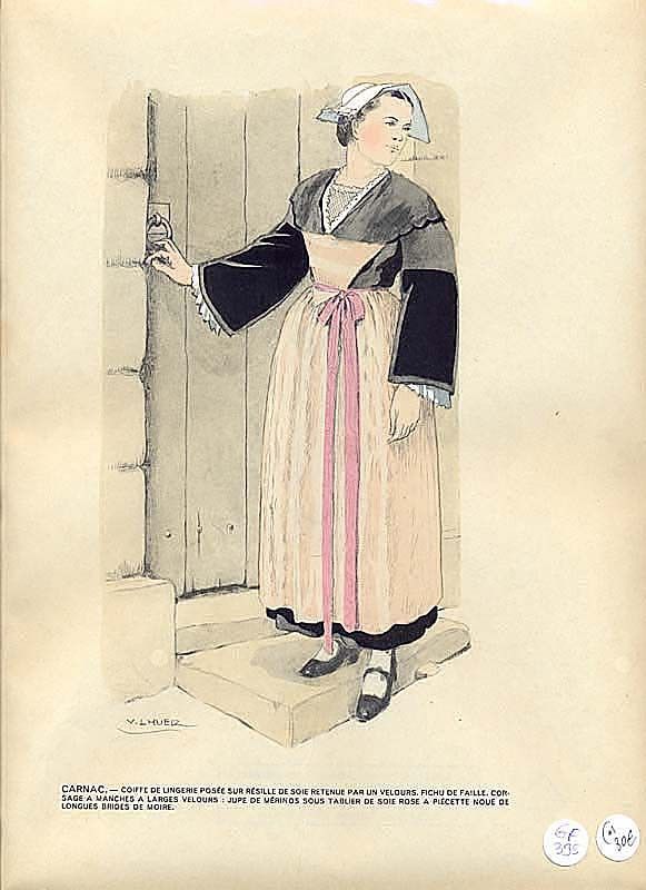 Le costume breton de 1900 à nos jours. Carnac