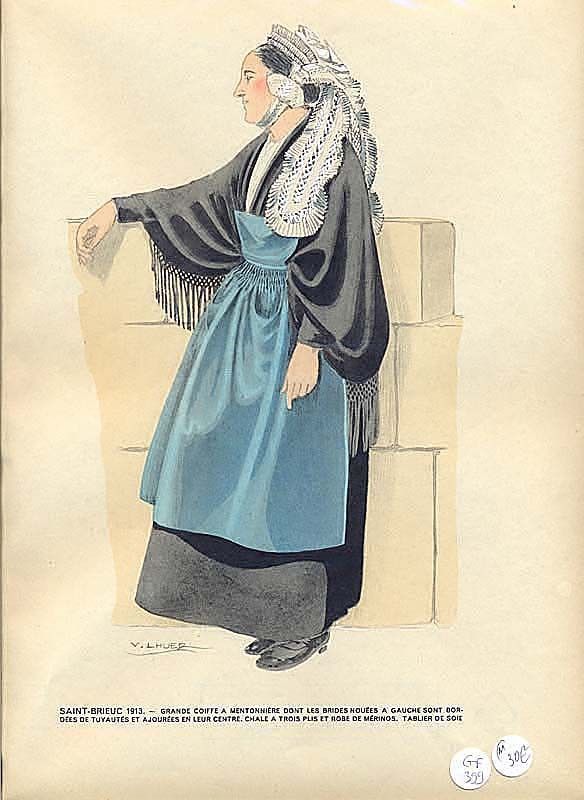 Le costume breton de 1900 à nos jours. Saint-Brieuc 1913
