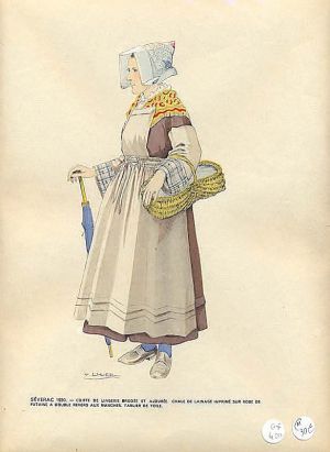 Le costume breton de 1900 à nos jours. Séverac 1920