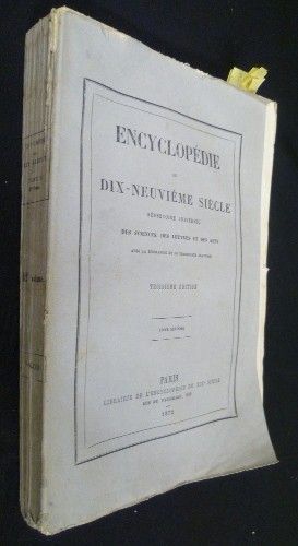 Encyclopédie du dix-neuvième siècle - répertoire universel des sciences, des lettres et des arts (avec la biographie et de nombreuses gravures), tome sixième