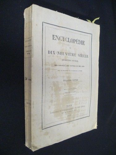 Encyclopédie du dix-neuvième siècle - répertoire universel des sciences, des lettres et des arts (avec la biographie et de nombreuses gravures), tome dix-huitième