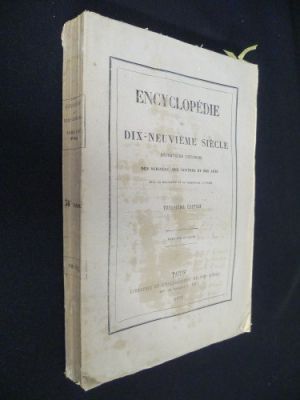 Encyclopédie du dix-neuvième siècle - répertoire universel des sciences, des lettres et des arts (avec la biographie et de nombreuses gravures), tome dix-huitième