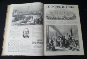 Le monde illustré, journal hebdomadaire année 1874 (premier et deuxième semestres)