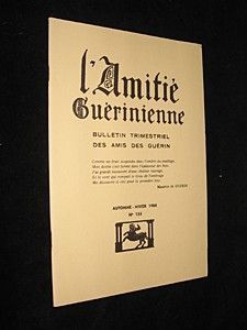L'Amitié Guérinienne, n°155, automne-hiver 1988