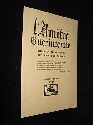 L'Amitié Guérinienne, n°154, printemps-été 1988