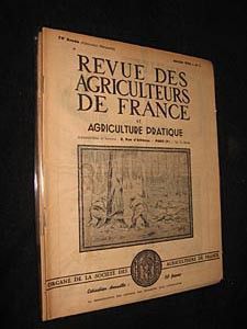 Revue des agriculteurs de France, n° 1, 4, 5, 6, 7, 8, 9 de 1942