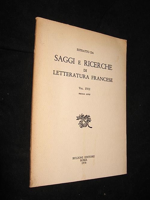 Saggi e ricerche di letteratura francese, vol. XVII, nuevo serie : Dominique, ou le temps élémentaire : une lecture de Dominique de Fromentin