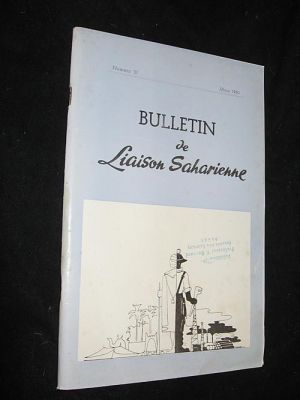 Bulletin de Liaison Saharienne, n° 37, mars 1960
