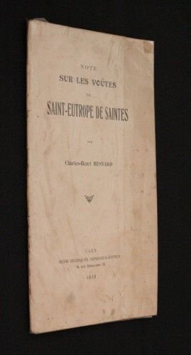 Note sur les voûtes de Saint-Eutrope de Saintes