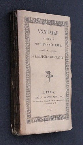 Annuaire historique pour l'année 1844