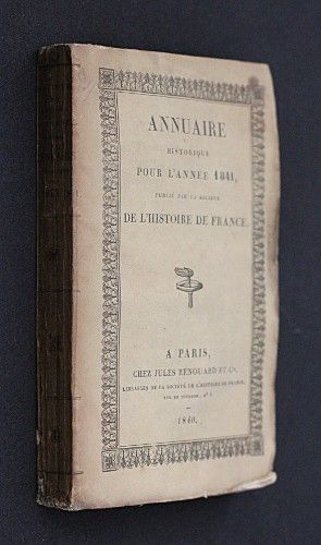 Annuaire historique pour l'année 1841
