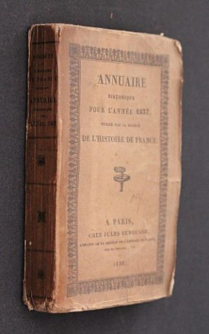 Annuaire historique pour l'année 1837