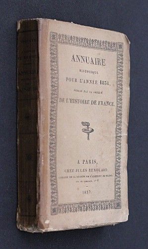 Annuaire historique pour l'année 1838
