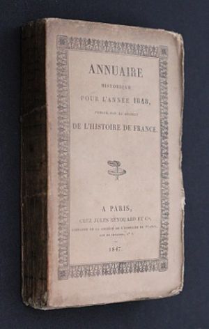 Annuaire historique pour l'année 1848