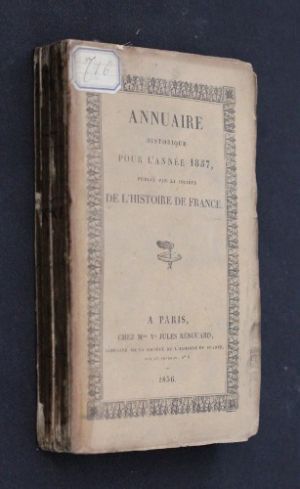 Annuaire historique pour l'année 1857