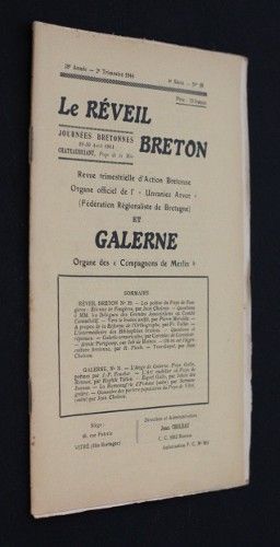 Le Réveil Breton et Galerne n°39 (4e série)
