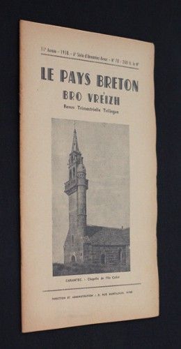 Le pays breton (Bro Vreizh) n°78