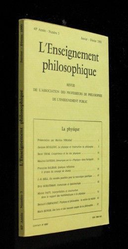 L'enseignement philosophique, 40e année, n°3