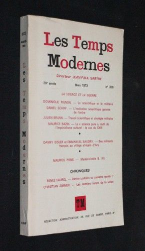 Les Temps Modernes n°320, mars 1973 (29e année)