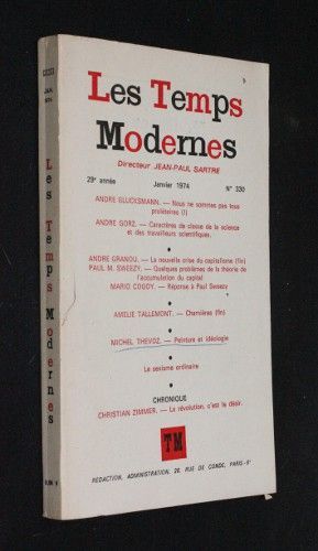 Les Temps Modernes n°330, janvier 1974 (29e année)