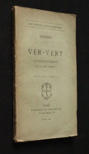 Ver-Vert - le carême in-promptu - Le lutrin vivant