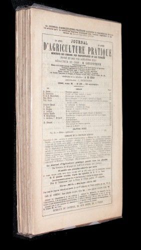 Journal de l'Agriculture, du n°38 (23 septembre 1886) au n°52 (30 décembre 1886)