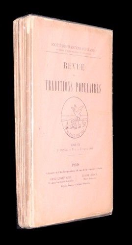 Revue des traditions populaires, tome VIII, 8e année, 1893