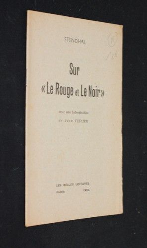 Sur 'Le Rouge et le Noir'