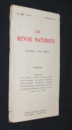 La revue naturiste 20e année, n°1-2, janvier-juin 1949