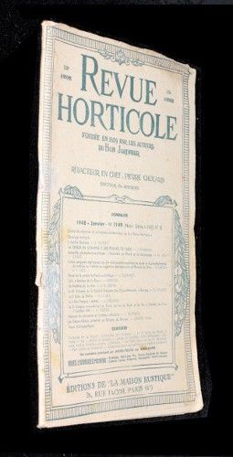 Revue horticole, 120e année, n°2149, janvier 1948