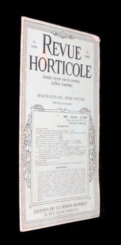 Revue horticole, 113e année, n°2077, 16 avril 1941