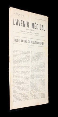 L'avenir médical n°5, XLVIe année, juillet-septembre 1949