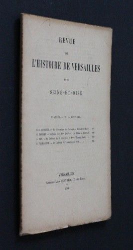 Revue de l'histoire de Versailles et de Seine-et-Oise, 5e année, III