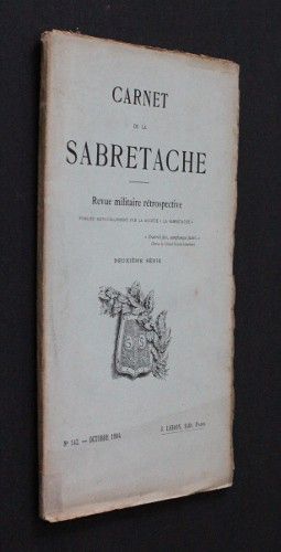 Carnet de la Sabretache (revue militaire rétrospective), n°142, 2e série