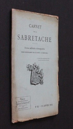 Carnet de la Sabretache (revue militaire rétrospective), n°85