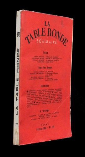 La Table Ronde n°205