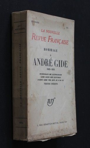 La Nouvelle Revue Française, novembre 1951 : hommage à André Gide (1869-1951)