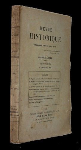  Revue historique, 10e année, tome 27, II (mars-avril 1885)