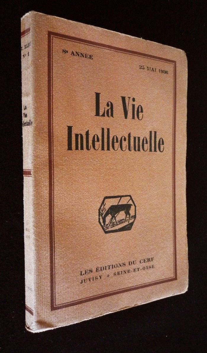La Vie intellectuelle (25 mai 1936)