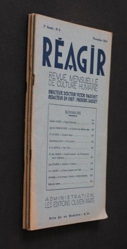 Réagir, 3e année, n°9 (novembre 1936) 