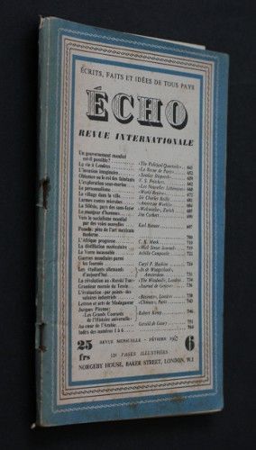 Echo, revue internationale n°6, tome I (févier 1947)