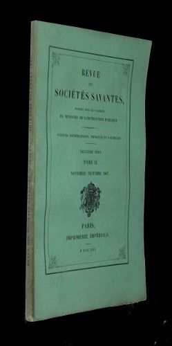 Revue des sociétés savantes, 2e série, tome II, novembre-décembre 1867