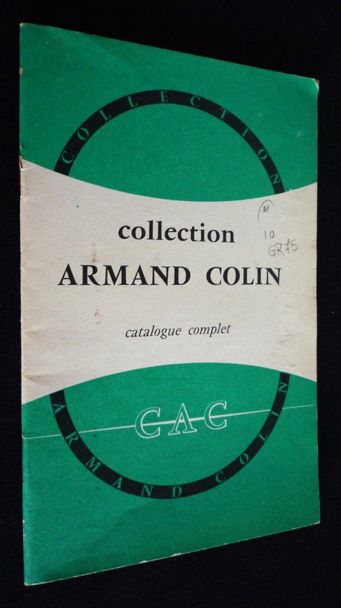 Collection Armand Colin. Catalogue complet