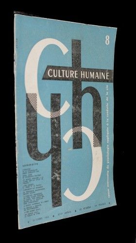 Culture humaine n°8, octobre 1954 (XVIe année) 